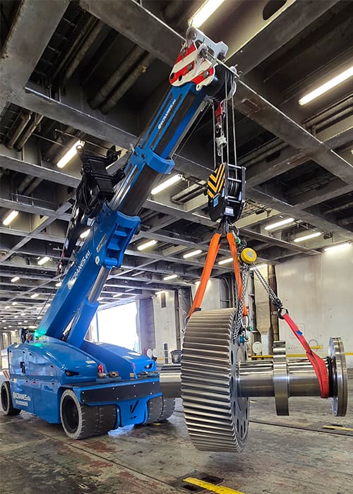 Tadano Valla V210R 21t Pick&Carry kraan huren bij Ecranes