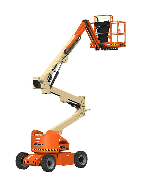 JLG E450AJ knikarmhoogwerker 100% elektrisch Ecranes huren