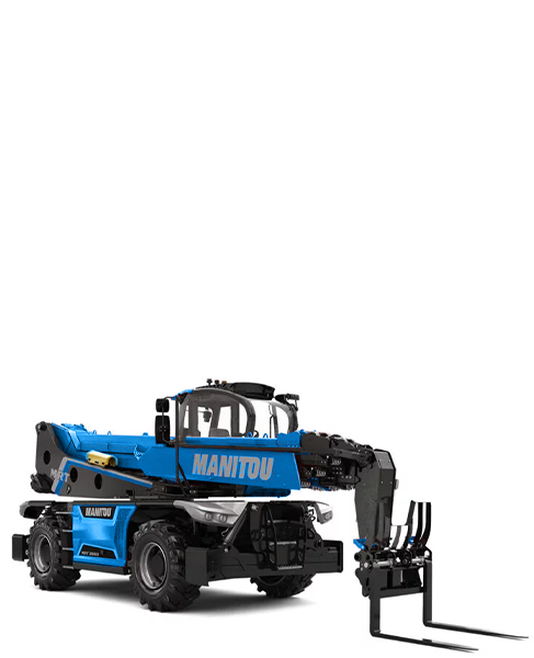 Manitou MRT2260 roterende berreiker huren Ecranes minihijskraan kraan huren Ecranes