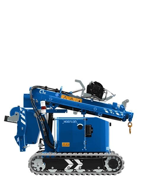 Hoeflon C1e pick & Carry kraan huren Ecranes