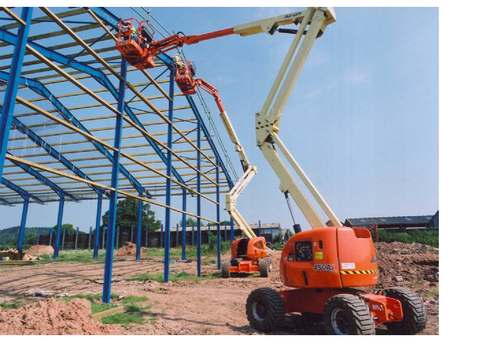 JLG 450AJ knikarmhoogwerker diesel Ecranes huren