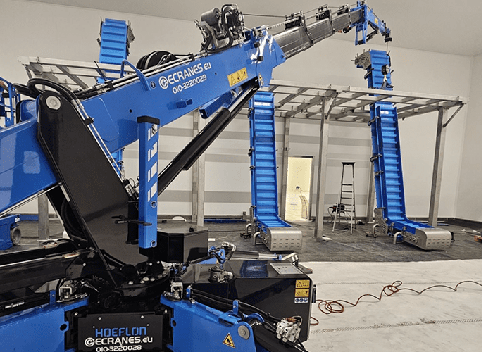 Hoeflon C10e Pick & Carry kraan huren Ecranes