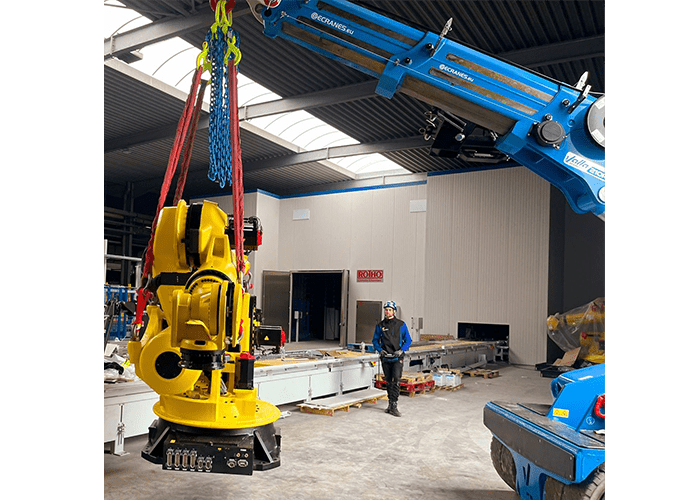 Valla V210R 21 tons Pick & Carry kraan 100% elektrisch huren Ecranes