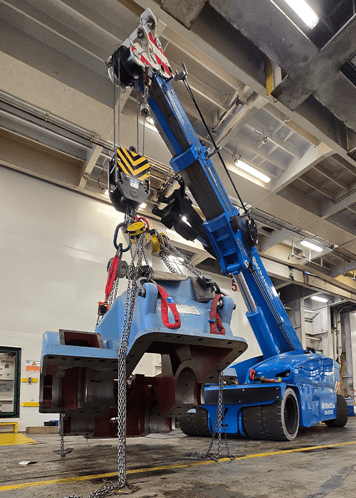 Tadano Valla V210R Pick & Carry kraan huren Ecranes