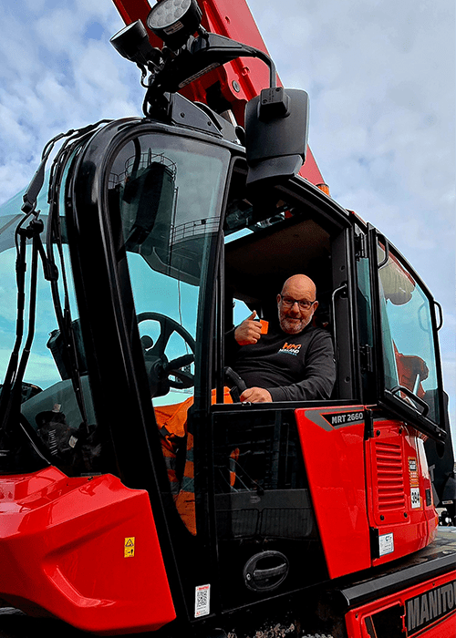 Roterende Verreiker Manitou 2660 met machinist huren bij Ecranes