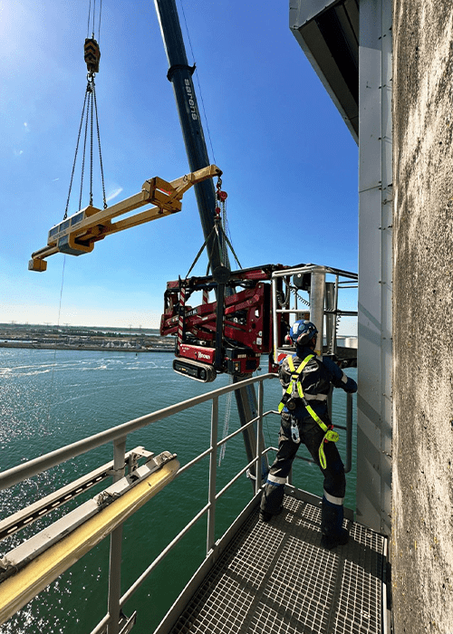 Mobielekraan huren bij Ecranes