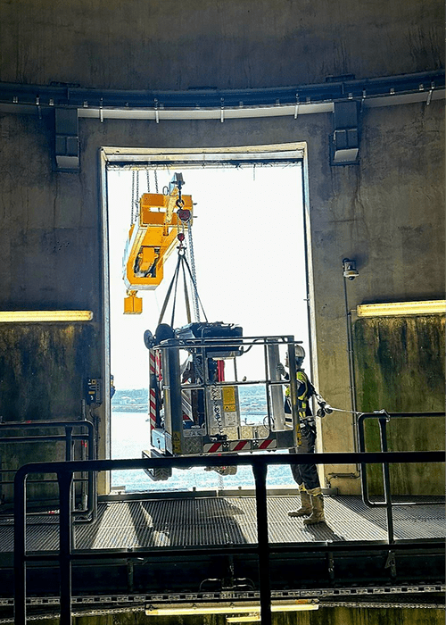 Mobielekraan huren bij Ecranes