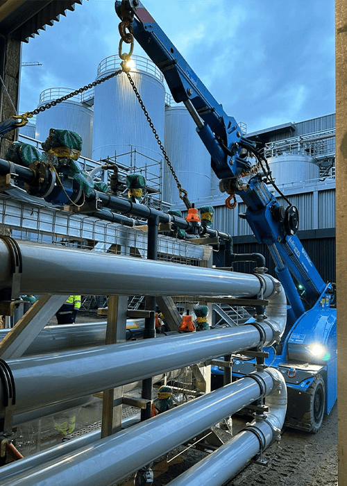 Tadano Valla V80R Pick&Carry kraan huren bij Ecranes