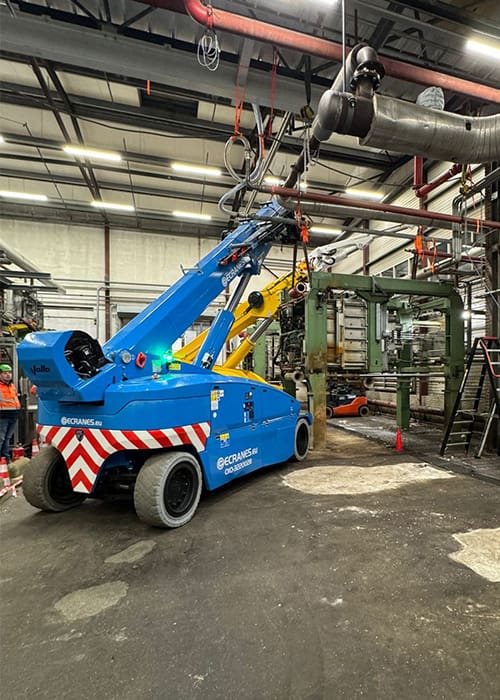 Tadano Valla V210R 21t Pick&Carry kraan huren bij Ecranes